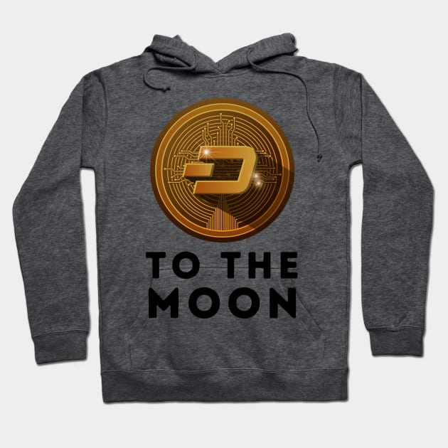 Dash to the Moon Hoodie by blueduckstuff